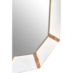 Wall Mirror with Gold Resin Frame