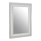 Triangle Edge Silver Wall Mirror