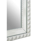 Triangle Edge Silver Wall Mirror