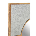 Gold Finish Art Deco Wall Mirror
