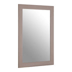 Grey Wood Frame Wall Mirror