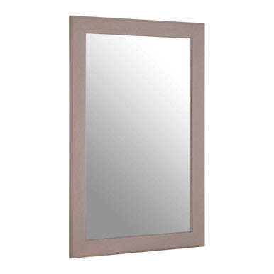 Grey Wood Frame Wall Mirror