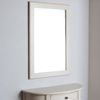 Grey Wood Frame Wall Mirror