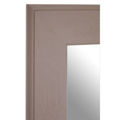Grey Wood Frame Wall Mirror