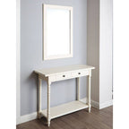 Antique White Wall Mirror