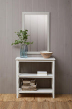 Antique White Wall Mirror