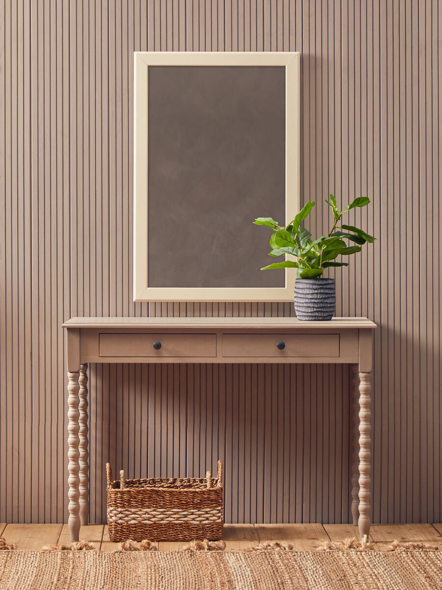 Antique White Wall Mirror