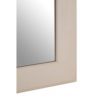 Antique White Wall Mirror