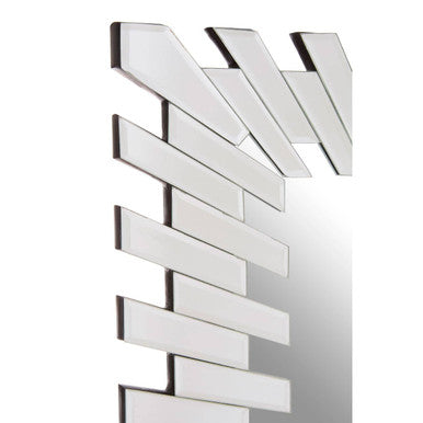 Angular Sunburst Wall Mirror