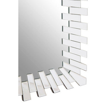 Angular Sunburst Wall Mirror