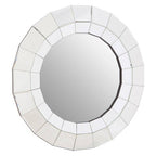 Puzzle Piece Round Wall Mirror