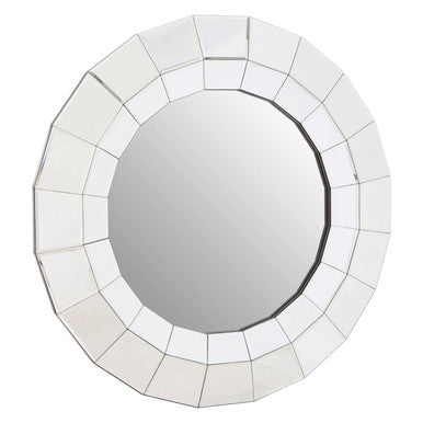 Puzzle Piece Round Wall Mirror