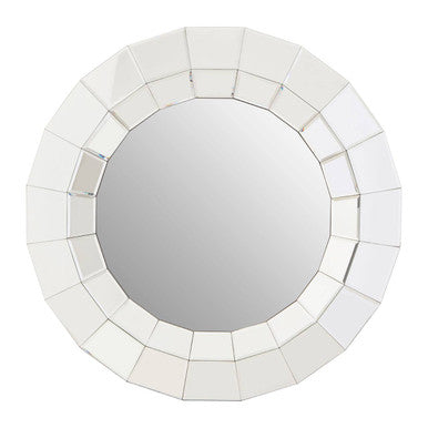 Puzzle Piece Round Wall Mirror