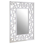 Wall Mirror with Scrolled Frame