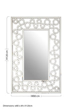 Wall Mirror with Scrolled Frame