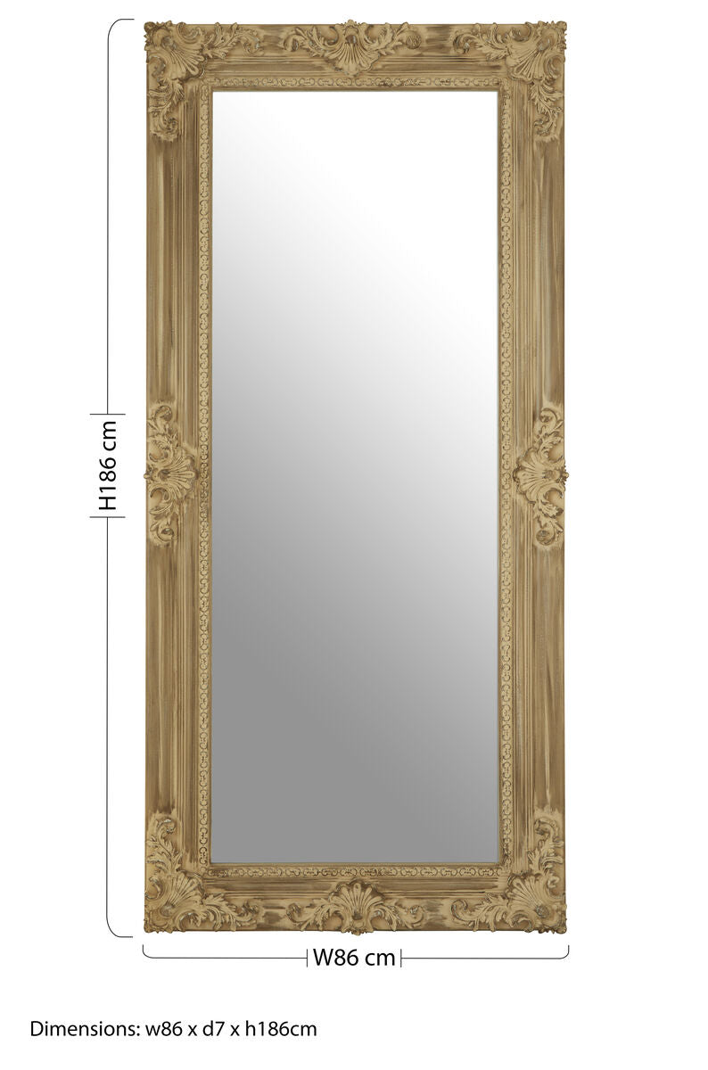Wooden Frame Wall Mirror
