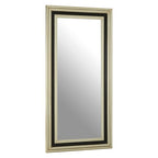 Black and Silver Rectangle Wall Mirror