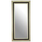 Black and Silver Rectangle Wall Mirror