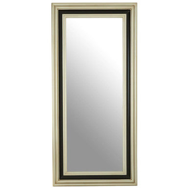 Black and Silver Rectangle Wall Mirror