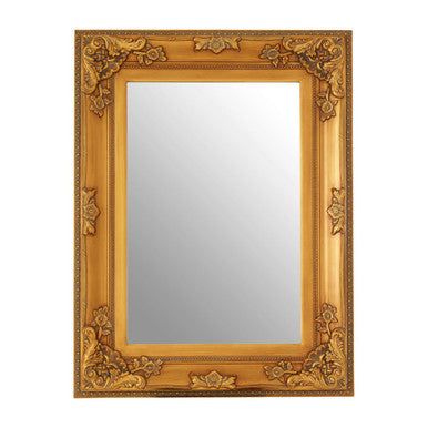 Wall Mirror with Gold Ornate Frame
