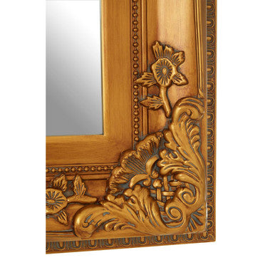 Wall Mirror with Gold Ornate Frame
