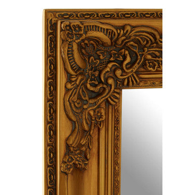 Ornate Gold Frame Wall Mirror