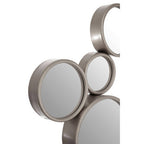 Silver Multi Circles Wall Mirror