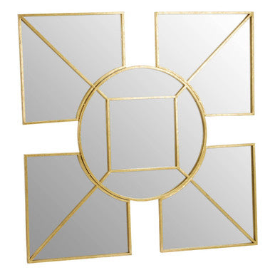 Gold Foil Wall Mirror