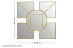 Gold Foil Wall Mirror