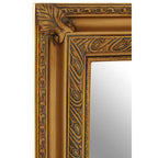 Gold Wall Mirror with Filigree Frame