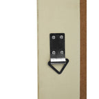 White and Gold Wall Mirror with Carved Detail