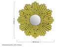 Large Circular Wall Mirror