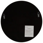 Small Round Wall Mirror with Gold Frame
