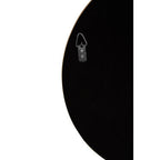 Small Round Wall Mirror with Gold Frame