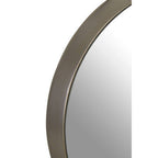 Medium Round Silver Wall Mirror