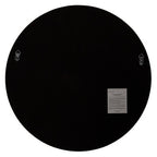 Large Round Wall Mirror with Gold Frame
