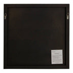Gold Medium Square Wall Mirror with Sleek Rim