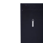 Grid Wall Mirror with Black Finish Frame