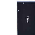 Grid Wall Mirror with Silver Finish Frame
