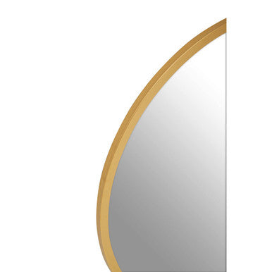 Gold Finish Wall Mirror
