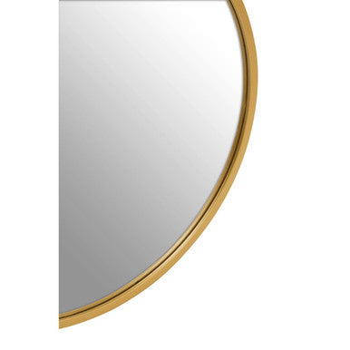 Gold Finish Wall Mirror