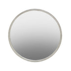 Small Antique Silver Round Wall Mirror