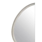 Small Antique Silver Round Wall Mirror