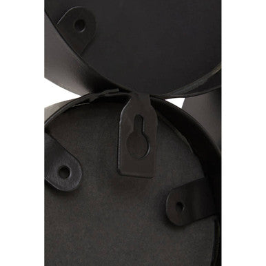 Black Multi Circles Wall Mirror