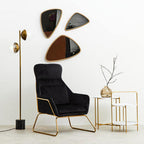 Small Triangular Wall Mirror