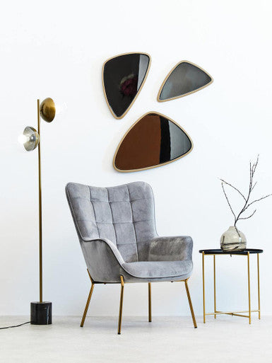 Small Triangular Wall Mirror