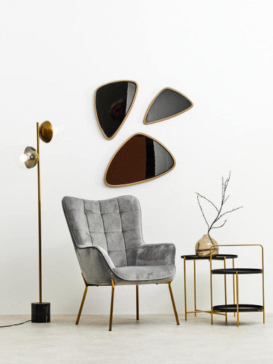 Small Triangular Wall Mirror
