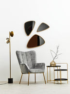 Small Triangular Wall Mirror
