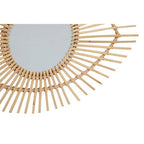 Natural Rattan Eye Shape Wall Mirror