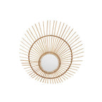 Handwoven Rattan Wall Mirror